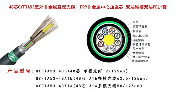 GYFTA53光纜型號(hào)--江蘇西諾通谷光纜